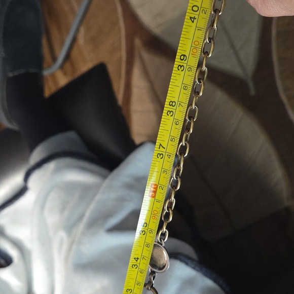 Fossil Women's Bronze and Silver Chain Belt - Picture 6 of 6